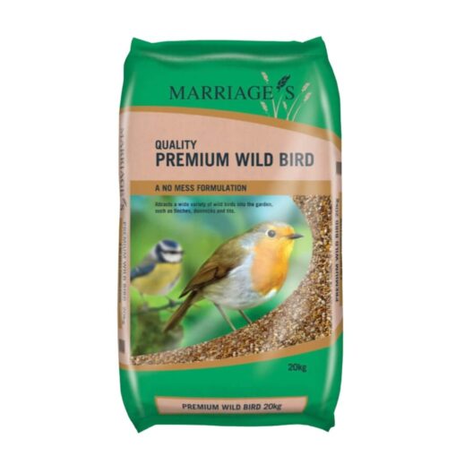 Premium wild bird food sold at baileys country store