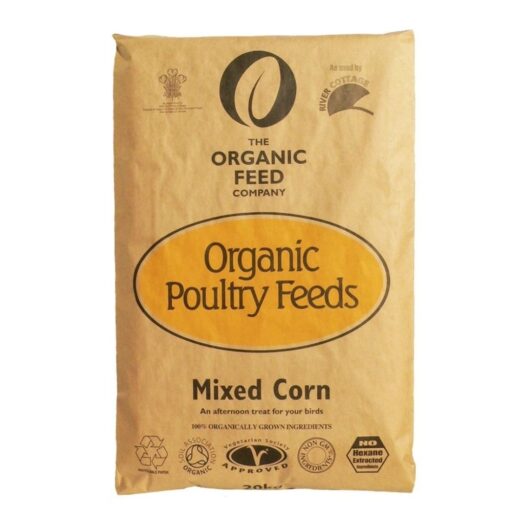 organic mixed poultry corn