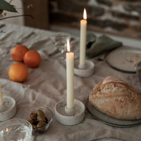 St Eval Ivory Dinner Candles