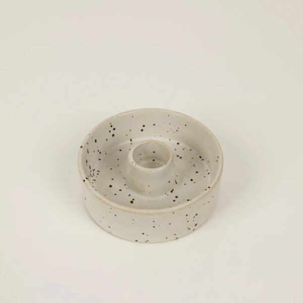 St Eval Stone Speckled Candle Holder - Image 2