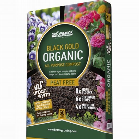 Black Gold Compost PEAT FREE Worm Cast 50l