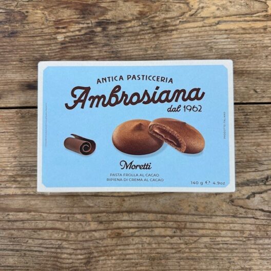 AMBROSIANA Moretti - Cocoa Biscuit with Cocoa Cream 140g