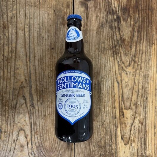 HOLLOWS & FENTIMANS Alcoholic Ginger Beer 4% ABV 500ml