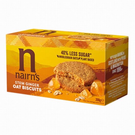 Nairns Stem Ginger Oat Biscuits